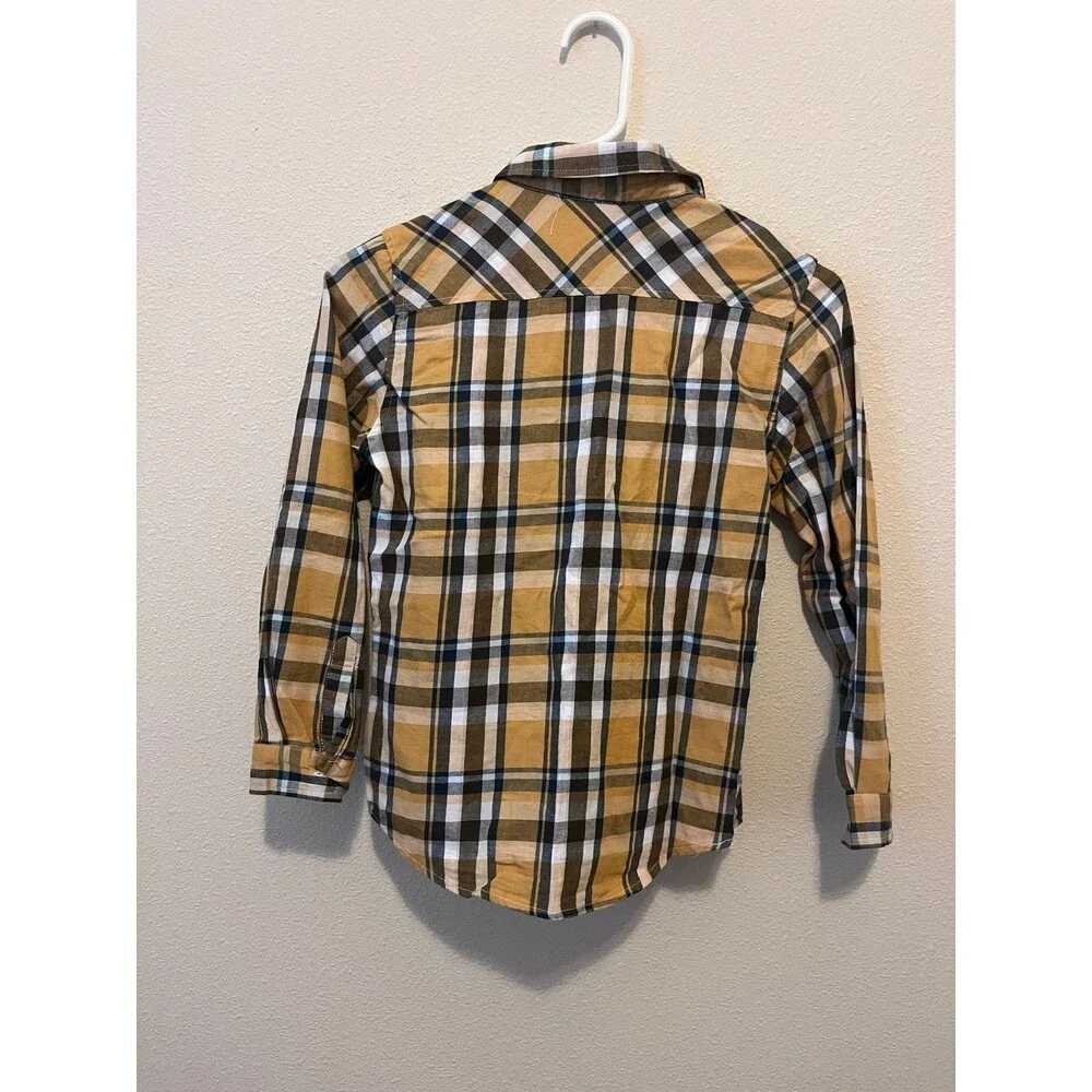 Bundle of 2 Boys Long Sleeve Shirts - Size 8